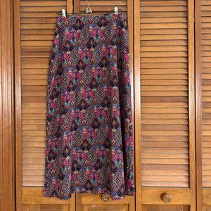 Vintage Haberdashery by Leslie Fay Paisley Skirt: Size 8